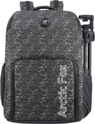 Arctic Fox Shoulder Backpack to carry DSLR SLR Lens with Tripod Holder  Camera Bag(Green)