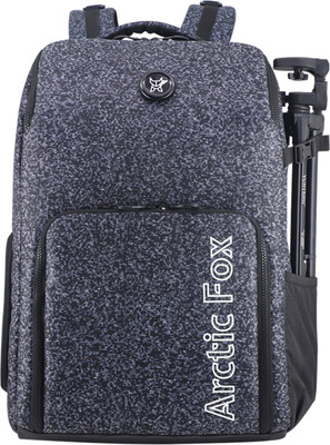 Arctic Fox Shoulder Backpack to carry DSLR SLR Lens with Tripod Holder  Camera Bag(Grey)