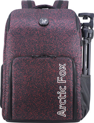Arctic Fox Shoulder Backpack to carry DSLR SLR Lens with Tripod Holder  Camera Bag(Red)