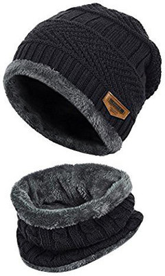 greyfab Solid Beanie Cap