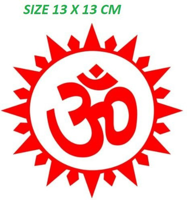 RUDRANSH Sticker & Decal for Car(Red)