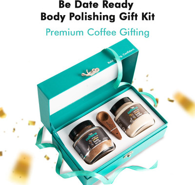 mCaffeine Body Polishing Gift Kit | With Body Scrub & Body Butter | Premium Gift(2 Items in the set)