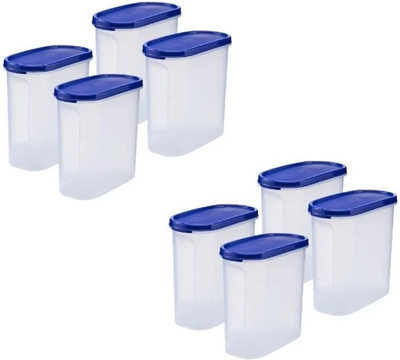 JEMS STORE Plastic Utility Container  - 2000 ml(Pack of 8, Blue)