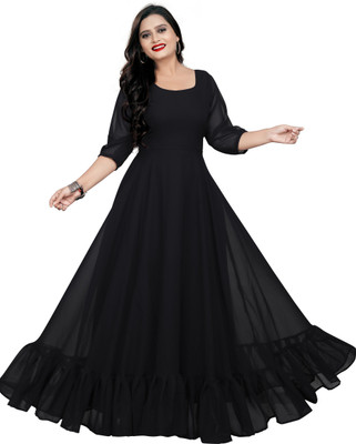 Thapnath Flared/A-line Gown(Red)
