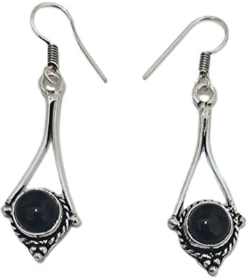 JDDCART Tribal Collection Oxidised Silver Tassel Drop and Dangle Earrings for Women & Girls Fashion Metal Drops & Danglers