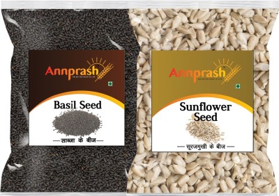 Annprash Seed Basil Seeds, Sunflower Seeds(100 g, Pack of 2)