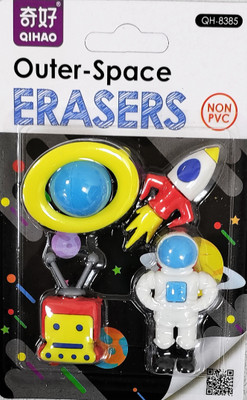 Paper Bear ER00255 Non-Toxic Eraser(Set of 1, Multicolor)