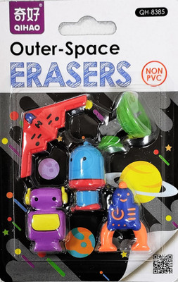 Preili's Newest Model Outer Space Erasers –PC 1 Non-Toxic Eraser(Set of 1, Multicolor)