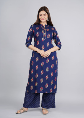 s r garments Women Kurta Palazzo Set