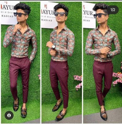 Avdhut Enterprise Polycotton Printed Shirt & Trouser Fabric