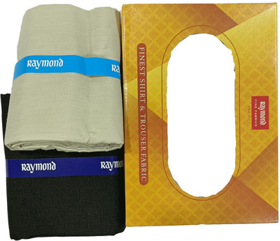 Raymond Cotton Blend Striped Shirt & Trouser Fabric