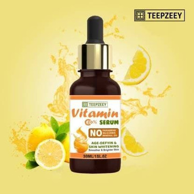 Teepzeey Improved vitamin C Facial serum- For Anti Aging & Smoothening & Brightening Face (Pack Of 1)(30 ml)