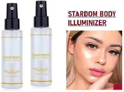 GFSU PROFESSIONAL AND PERFECT DAILY USE BODY AND HAIR TRANSFER PROOF HIGHLIGHTER Highlighter(SILVER)