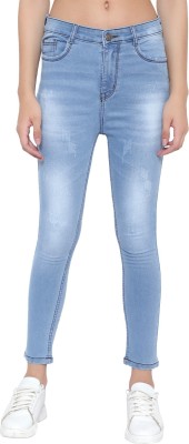 Gods Club Skinny Women Light Blue Jeans