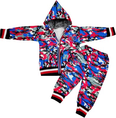 Siddhi Enterprises Baby Boys & Baby Girls Casual Jacket Pyjama(blue & red, red, MULITICOLUR)