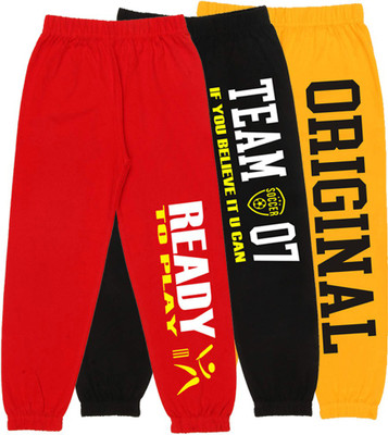 MIST N FOGG Track Pant For Boys(Multicolor, Pack of 3)