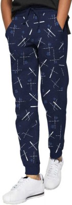 MANOHUNT Track Pant For Boys(Dark Blue, Pack of 1)