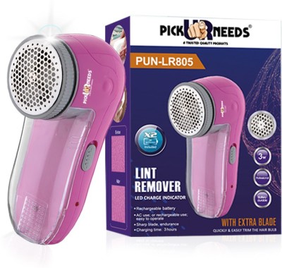 Pick Ur Needs Rechargeable Lint Remover/Fabric Shaver for Woolen Clothes With Extra Blade Free (Pink) Lint Roller