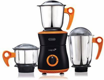 V-Guard Insignia 750 W Mixer Grinder (3 Jars, Black) INSIGNIA 750 750 Mixer Grinder (3 Jars, Black)
