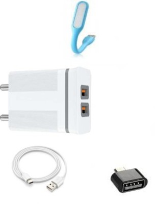 JAGMAX Wall Charger Accessory Combo for ANDROID MOBILE(Multicolor)