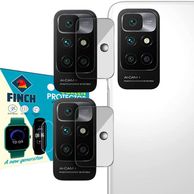 FINCH Back Camera Lens Glass Protector for Redmi 10 Prime(Pack of: 2)