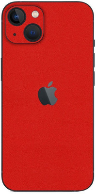 Orgic India iPhone 13 Mobile Skin(Red)
