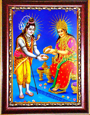 SUNINOW Shiv-Parvati Religious Frame