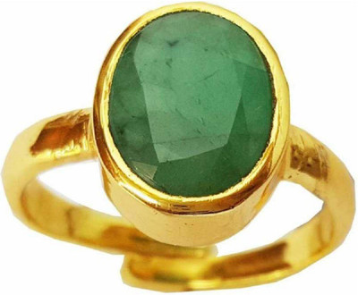 divinesouviners Stone Emerald Gold Plated Ring