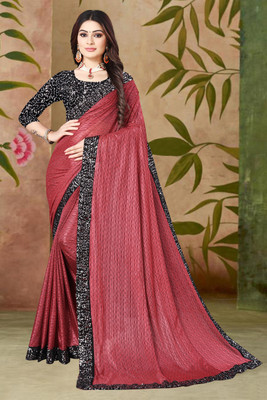 Kalpana creation Self Design Bollywood Silk Blend Saree(Brown)