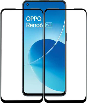 aplexx Edge To Edge Tempered Glass for Oppo Reno 6 5G | 11D Premium Quality Full Glue 9H Hardness Anti Scratch Full Edge(Pack of 2)