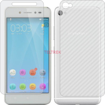 TELTREK Front and Back Screen Guard for LENOVO SISLEY S90 (Front Matte Finish & Back 3d Carbon Fiber)(Pack of 2)