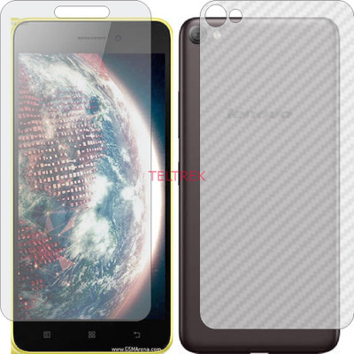 TELTREK Front and Back Screen Guard for LENOVO S60 (Front Matte Finish & Back 3d Carbon Fiber)(Pack of 2)