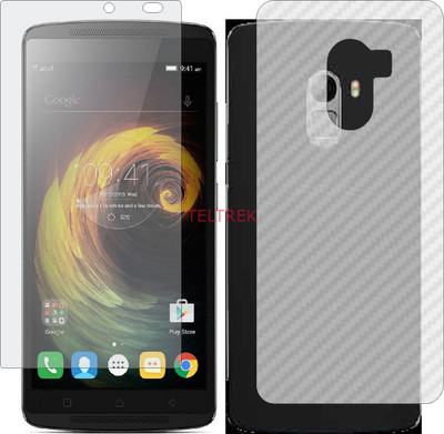 TELTREK Front and Back Screen Guard for LENOVO VIBE K4 NOTE (Front Matte Finish & Back 3d Carbon Fiber)(Pack of 2)
