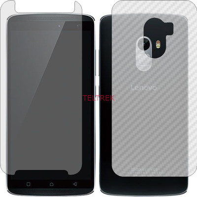 TELTREK Front and Back Screen Guard for LENOVO VIBE X3 LITE (Front Matte Finish & Back 3d Carbon Fiber)(Pack of 2)