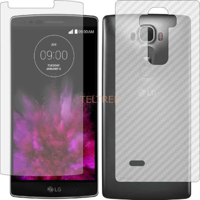 TELTREK Front and Back Screen Guard for LG G FLEX 2 (Front Matte Finish & Back 3d Carbon Fiber)(Pack of 2)