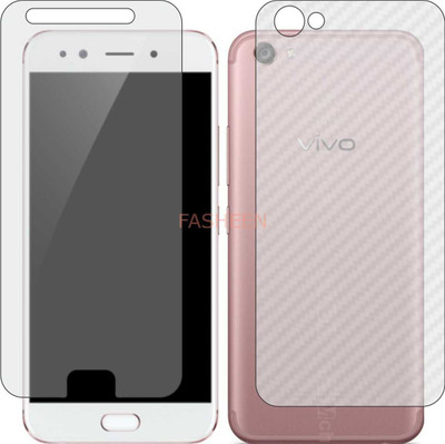 Fasheen Front and Back Tempered Glass for VIVO X9 PLUS (Front Matte Finish & Back 3d Carbon Fiber)(Pack of 2)