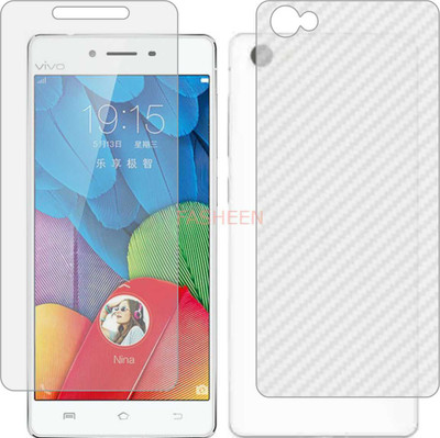 Fasheen Front and Back Tempered Glass for VIVO X5 PRO TELECOM (Front Matte Finish & Back 3d Carbon Fiber)(Pack of 2)