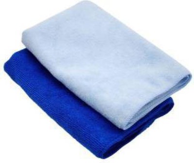 Aman Enterprises Magic Towel Reusable Absorbent Water for Kitchen Cleaning Car Cleaning Wet and Dry Microfiber Cleaning Cloth (2 Units) Scrub Pad(Regular, Pack of 2)