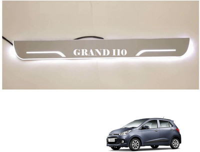 KOZDIKO LED ACRYLIC BLUE LIGHT SCUFF PLATES SET OF 4 PCS FOR HYUNDAI GRAND I10 Door Sill Plate