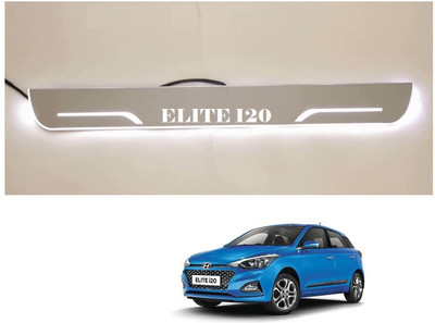 KOZDIKO LED ACRYLIC BLUE LIGHT SCUFF PLATES SET OF 4 PCS FOR HYUNDAI ELITE I20 Door Sill Plate