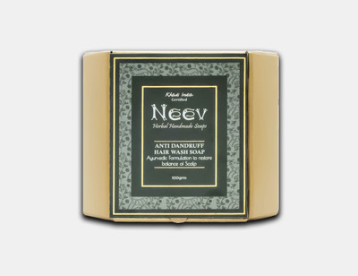 Neev Anti Dandruff Hair Wash Handmade Soap Ayurvedic Formulation to restore balance of Scalp(100 g)