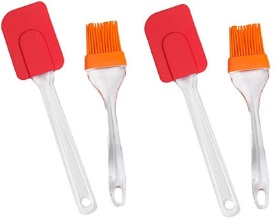 ZUCLLIN PLASTIC SPATULA & BRUSH Kitchen Tool Set(Spatula, Brush)