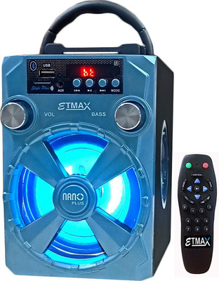 etmax NANO PLUS ET-1414 BLUETOOTH 30 W Bluetooth Home Theatre(Blue, Stereo Channel)