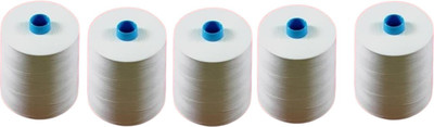 JAY CLOTH STORE White Thread(10000 m Pack of5)