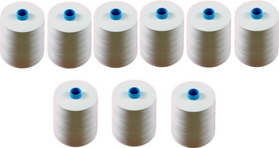 JAY CLOTH STORE White Thread(10000 m Pack of9)