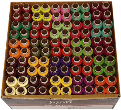 Jyoti Multicolored Thread(135 m Pack of100)