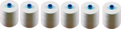 JAY CLOTH STORE White Thread(10000 m Pack of6)