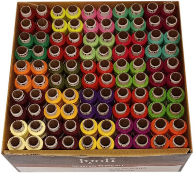 Jyoti Multicolored Thread(135 m Pack of100)