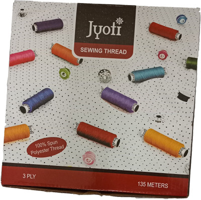Jyoti Multicolored Thread(135 m Pack of100)