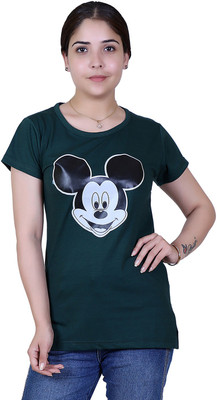 Ogarti Casual Printed Women Green Top